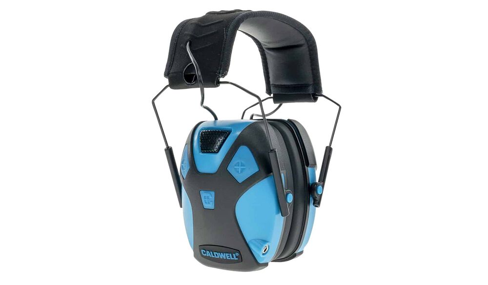 Caldwell Emax Pro Youth Electronic Ear Muffs NeonBlue