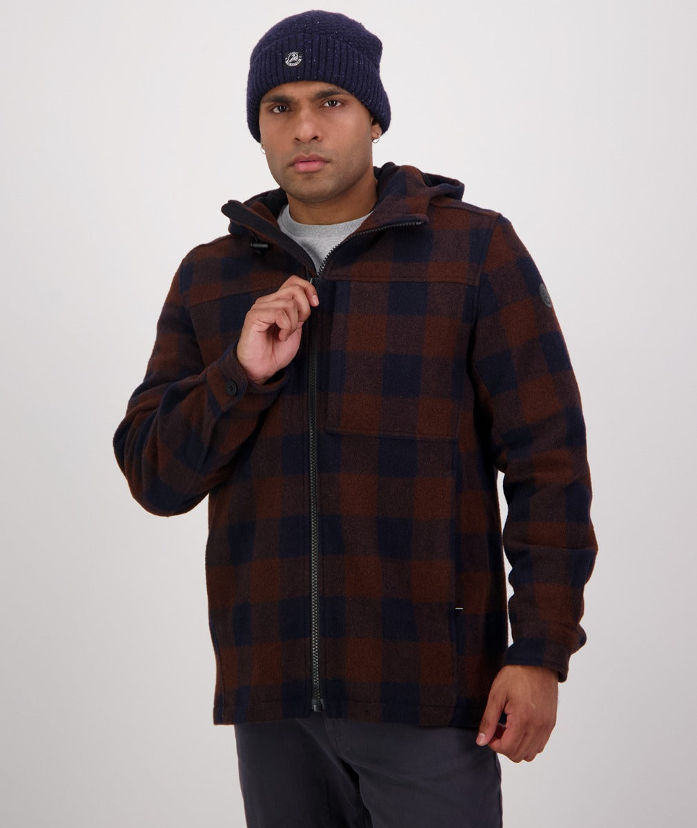 Swanndri Hudson Hoodie Ground Check